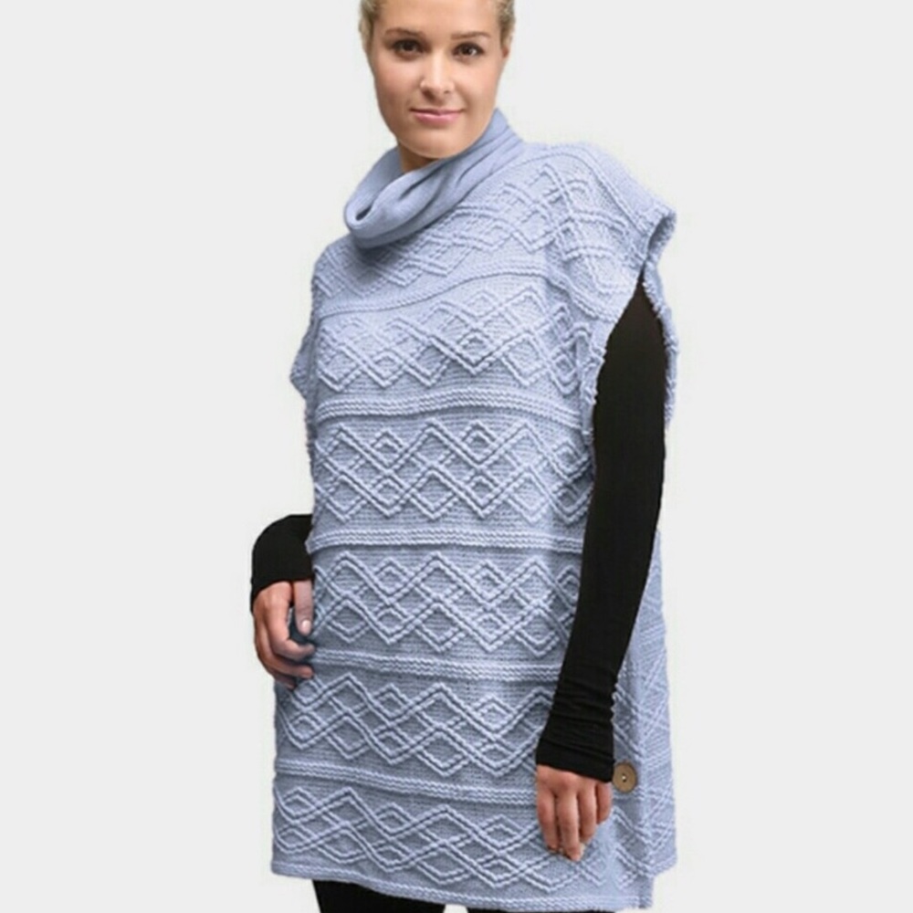 Cowl Neck Poncho